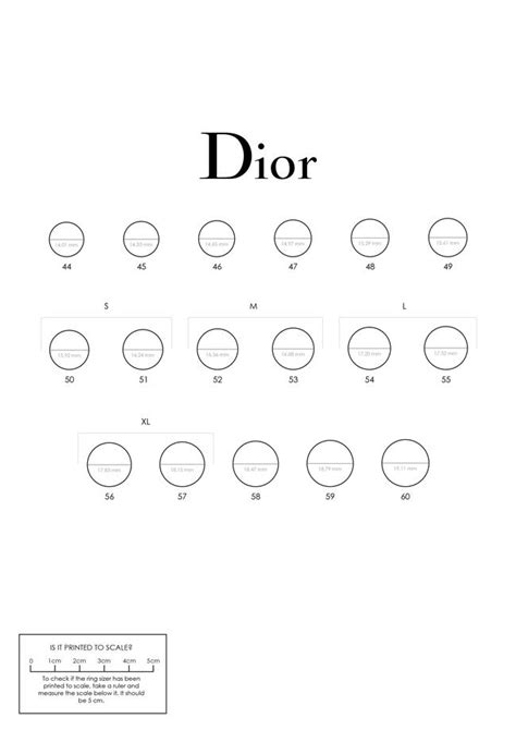 gdior ring|dior ring size chart.